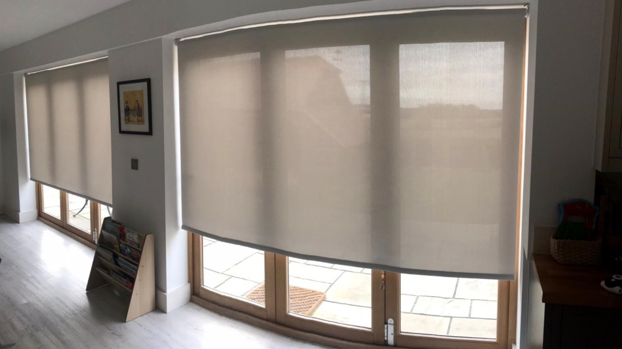 External roof lantern blinds